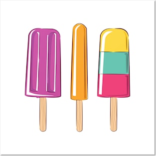 Popsicle Trio Posters and Art